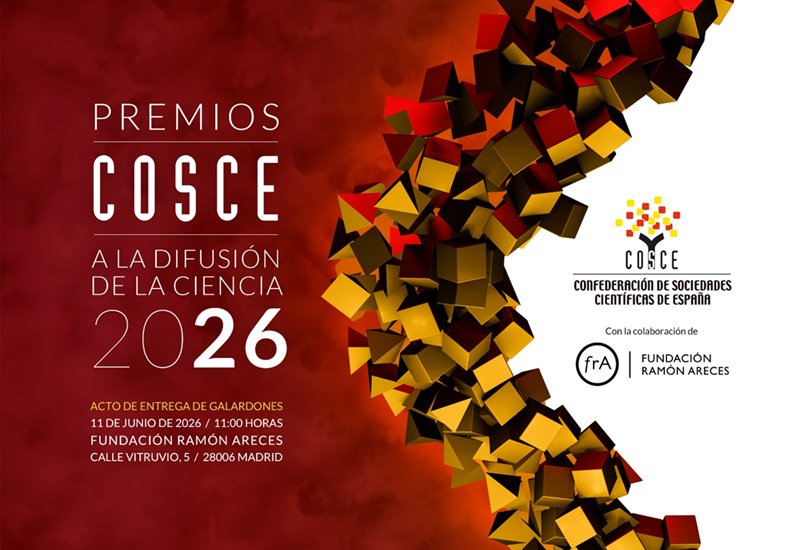 Premios COSCE a la Difusión de la Ciencia 2026